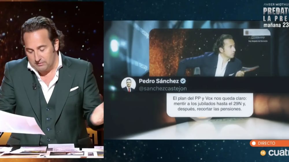 Iker Jiménez es pronuncia sobre el vídeo de 'Horitzó' que va compartir Pedro Sánchez en xarxes: "Si només et manen uns segons..."