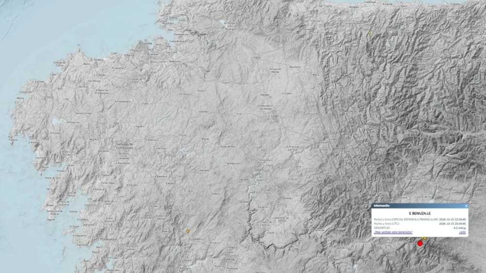 Terratrèmol de magnitud 4,2 a Lleó, amb epicentre en Priaranza del Bierzo: s'ha sentit en punts de Galícia i Astúries