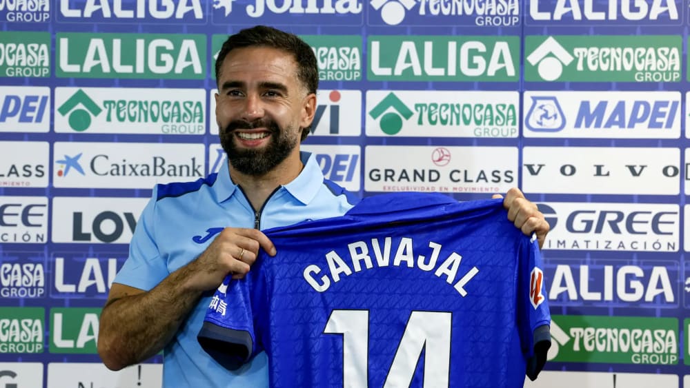 Carvajal, en la seva presentació: "El meu compromís és màxim jugant aquí o fent una truita"
