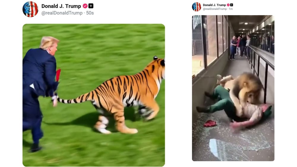 La família del jove britànic al qual va matar un tigre demana que no es difongui el vídeo de l'atac després que Trump ho fes