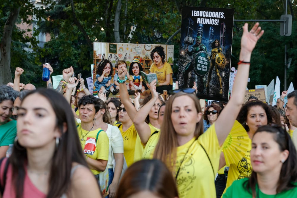 Què volen els professors de Madrid: claus de la vaga educativa indefinida