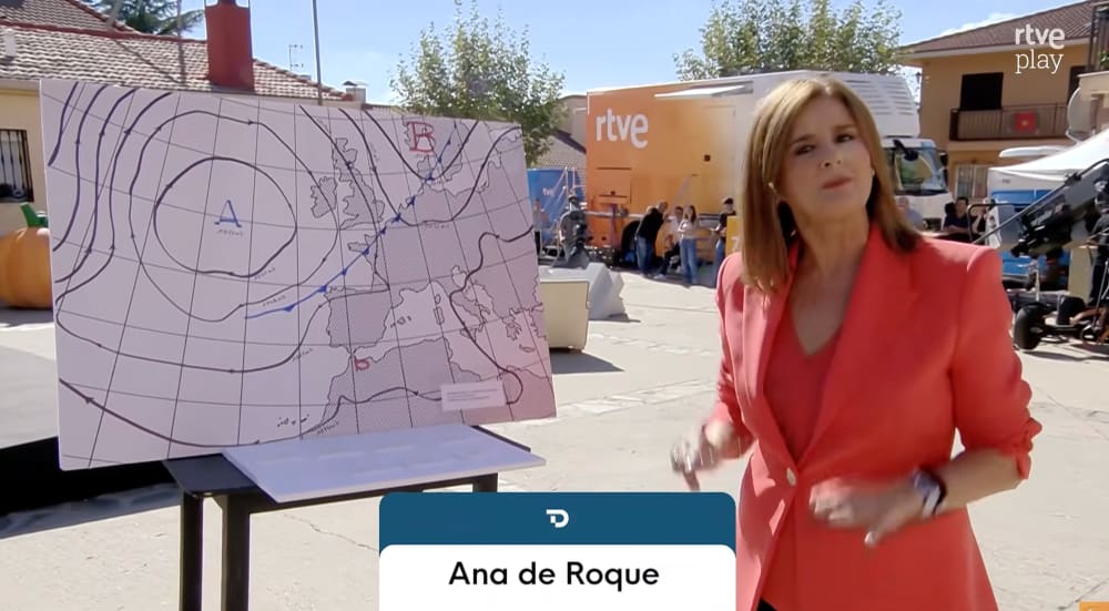 Ana de Roque, històrica meteoròloga de TVE, s'acomiada de la cadena després de més de 30 anys amb una “merescuda jubilació”