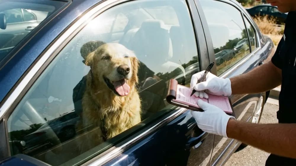 Es prohibeix als propietaris de gossos deixar-los sols dins de vehicles tancats