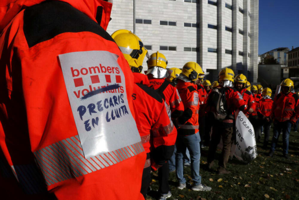 Els bombers voluntaris recusen el jutge de la macrodemanda de Lleida pel seu vincle amb la UGT