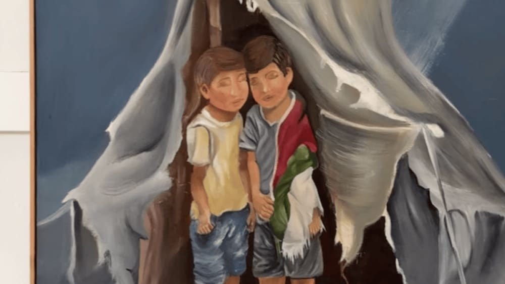 Exposició d'art palestí organitzada simultàniament a Betlem i Gaza.