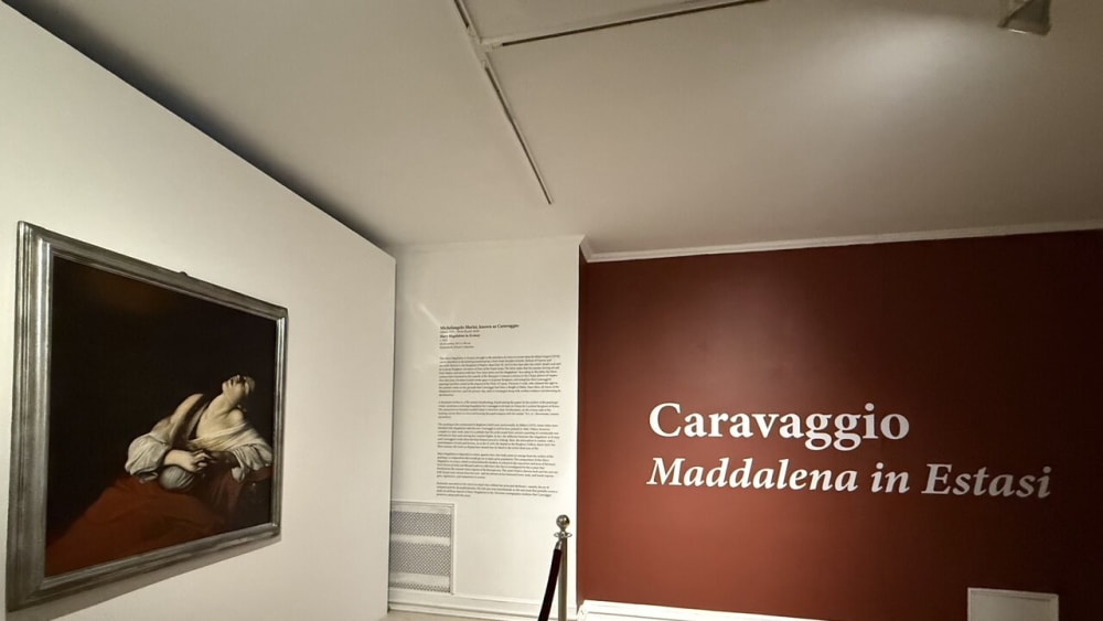 'La Maddalena en èxtasi' de Caravaggio a l'Institut Italià de Cultura de Nova York