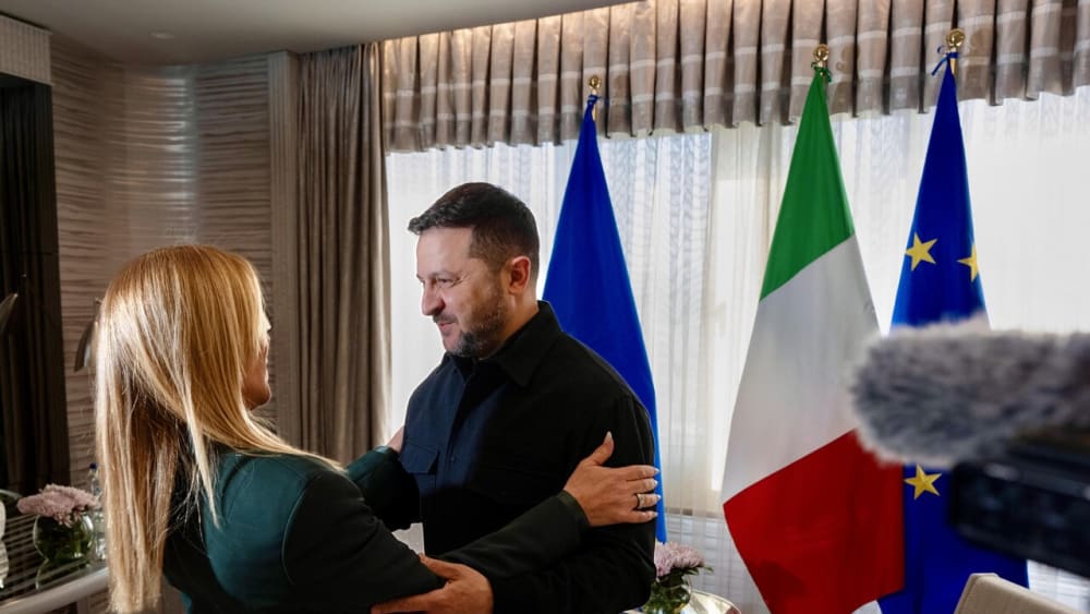 Zelenski, 'gràcies Meloni pel respatller i la posició inequivocabile'