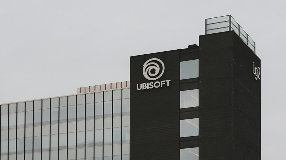 Logotip de la companyia de videojocs Ubisoft.