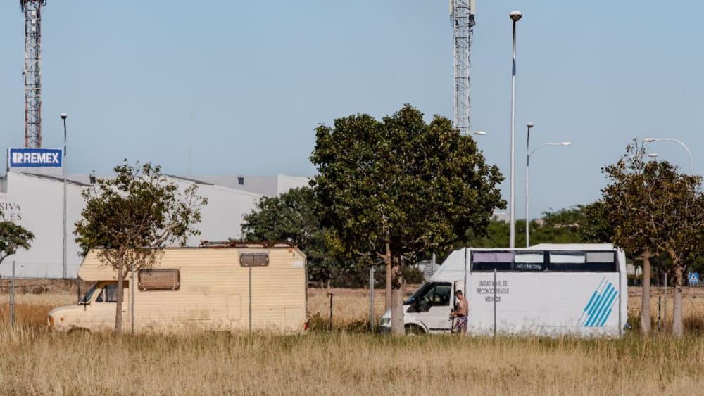 Detingut per cremar diverses caravanes a Palma, inclosa una en la qual vivia la seva exparella