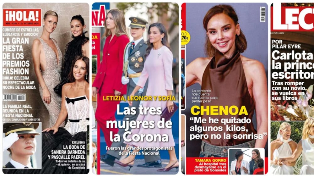 Una festa de moda, la princesa Leonor, Chenoa i Carlota Casiraghi protagonitzen les portades