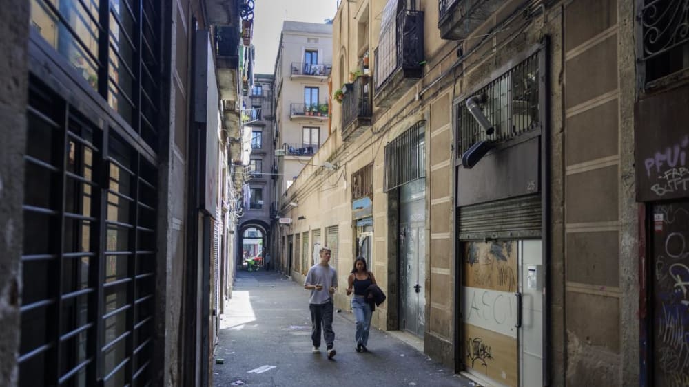 Operació de rescat de passatges del Raval de Barcelona