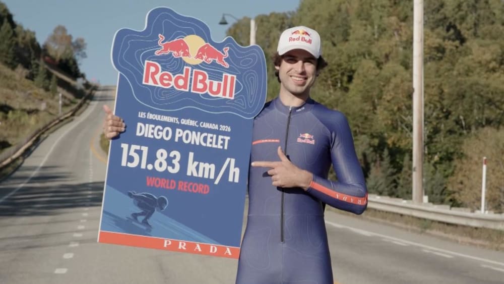 Rècord Guinness: Diego Poncelet aconsegueix una velocitat de 151,83 #km/h sobre un skate