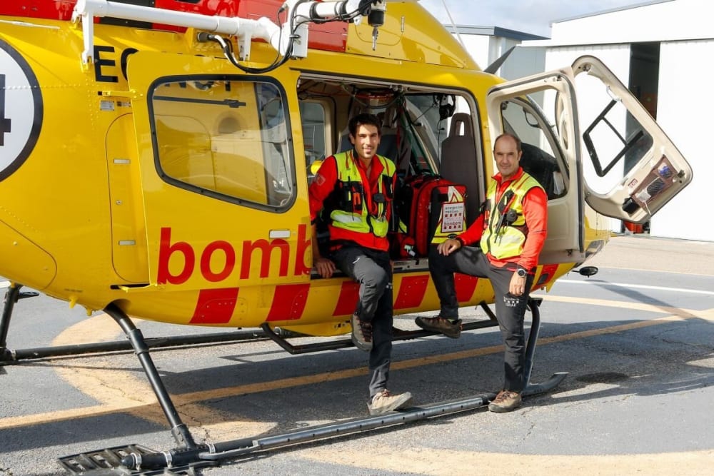 Els rescats de muntanya disparen un 12% les actuacions dels Bombers al medi natural