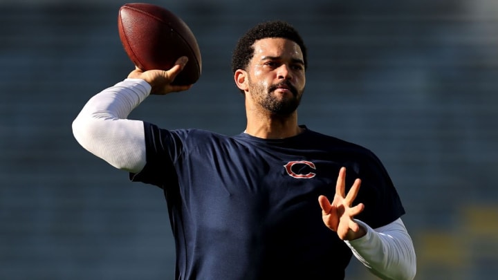 Caleb Williams en un entrenament dels Chicago Bears.