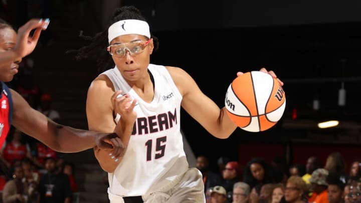 La jugadora de bàsquet Allisha Gray de les Atlanta Dream.