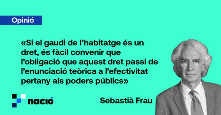 L’habitatge, realitat i impostura d’una crisi