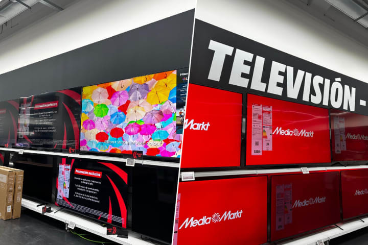 MediaMarkt liquida aquesta smart TV #LG FEU OLOR de 55 polzades amb Dolby Atmos ideal per a veure cinema i sèries a les fosques