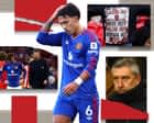 El defensa del Manchester United Lisandro Martínez.