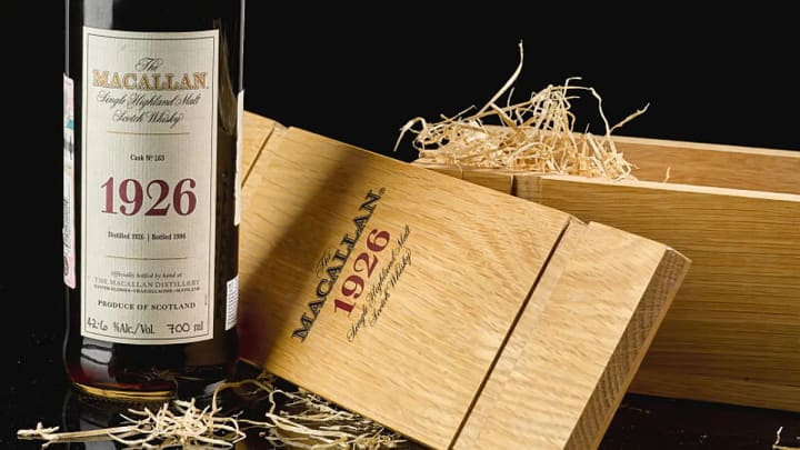 Una ampolla de Macallan 1926 s'embeni per uns 2,5 milions d'euros i frega el rècord mundial