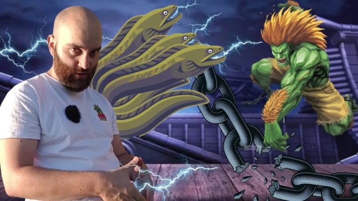 Una anguila et pot matar amb la seva electricitat? 'Street Fighter' i el seu personatge verd electritzant