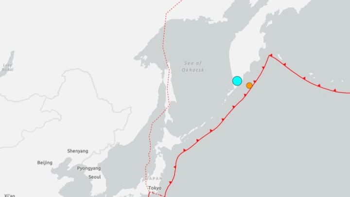 Un terratrèmol de magnitud 6,9 sacseja la península russa de Kamchatka