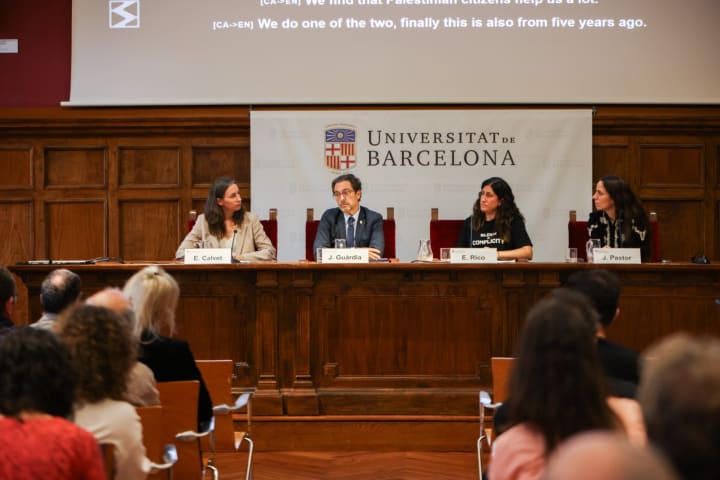La Universitat de Barcelona inaugura la primera càtedra d'Europa dedicada a l'estudi de Palestina