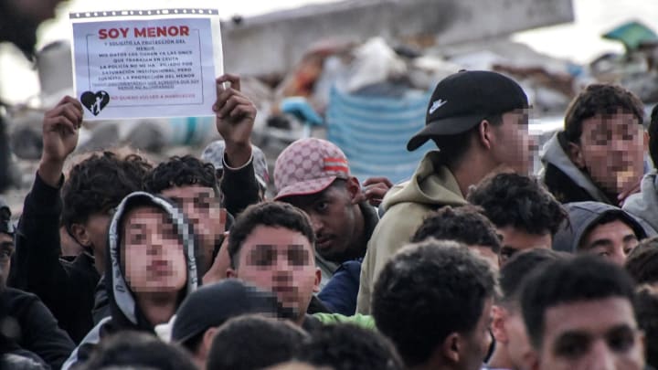 La Policia es desplega en El Guano per a desallotjar un altre assentament d'immigrants a Ceuta 48 hores abans de la visita dels Reis