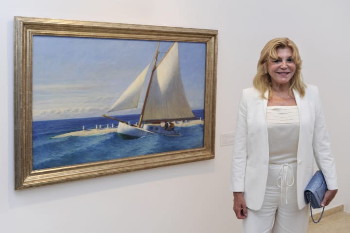 Carmen Thyssen subhasta un quadre de Hopper de la seva col·lecció privada