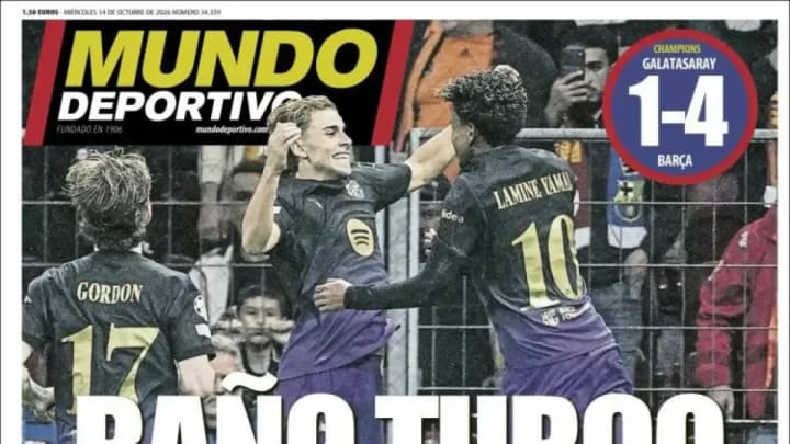 L'espectacular remuntada del Barça enfront del Galatasaray, protagonista de les portades
