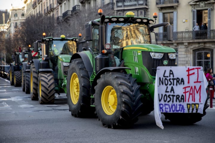 Els tractors tornen a Barcelona: la pagesia es mobilitza per exigir solucions a la crisi agrària