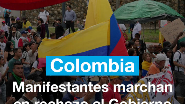Colòmbia: així avancen les marxes en rebuig al Govern d'Abelardo De la Espriella