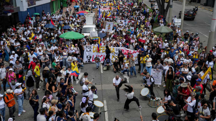 En directe: Colòmbia viu una jornada de mobilització social i protestes contra el Govern