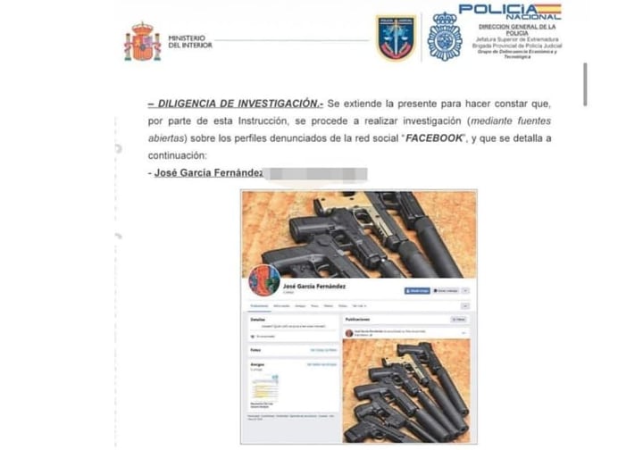El mateix perfil que va intentar eliminar a Biedma va amenaçar a una altra jutge a Badajoz