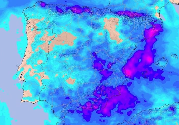 La Aemet posa data a l'arribada del fred i les fortes pluges