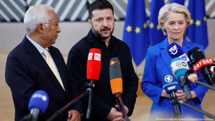 cimera de la UE: els líders europeus van jurar donar suport al Zelenskyy d'Ucraïna