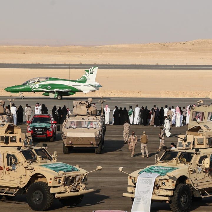 Míssils i drons emprats en els atacs dels hutils contra l'Aràbia Saudita.
