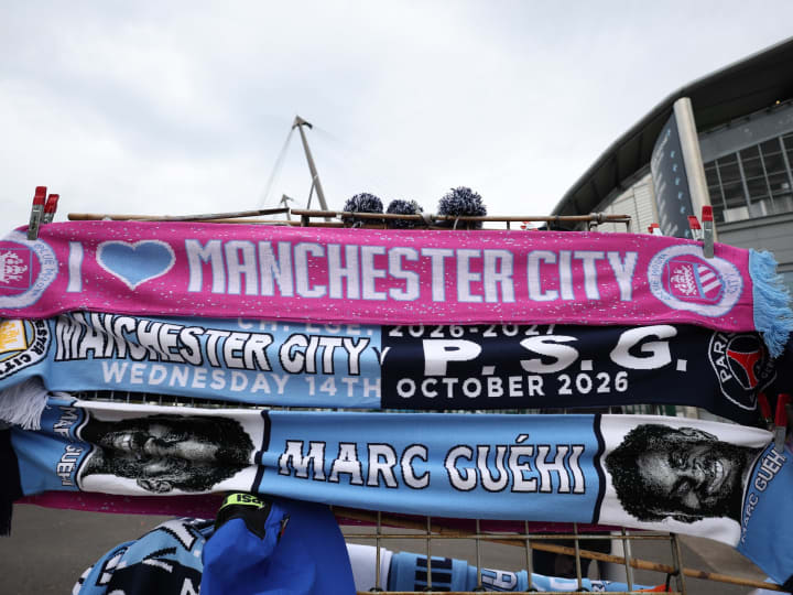 Partit de la Lliga de Campions entre el Manchester City i el PSG.