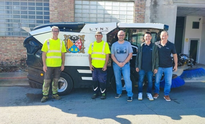 La Pobla de Segur estrena una nova escombradora 100% elèctrica per un valor de 234.000 euros