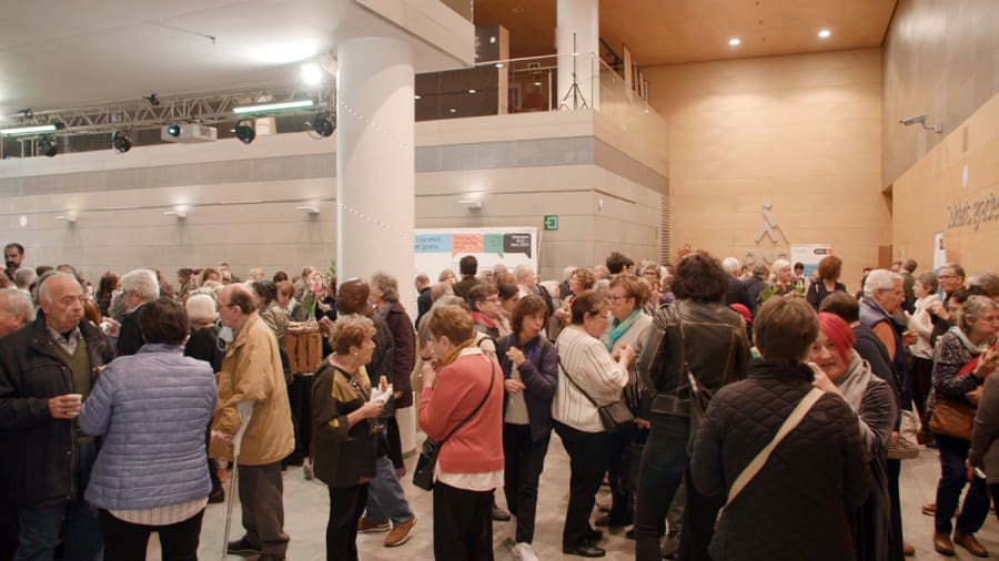 Participantes conversando durante un encuentro