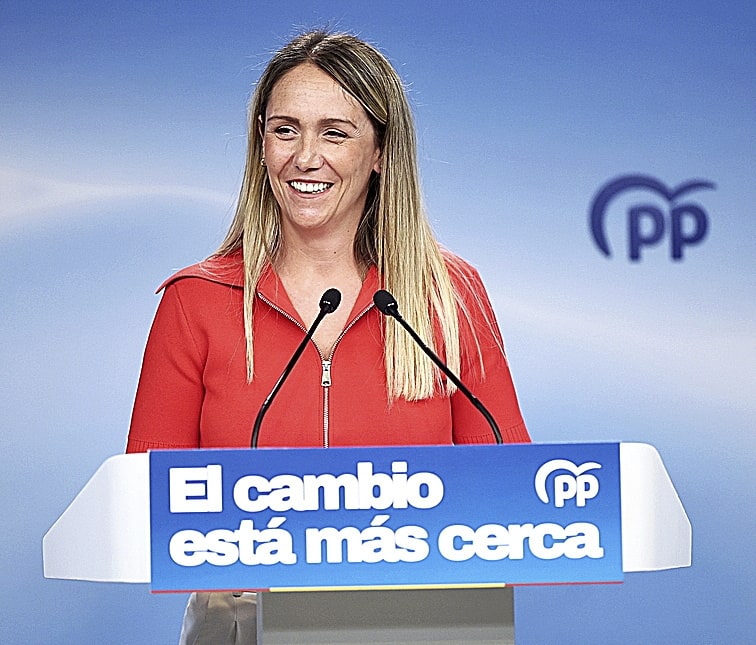 La vicesecretaria del PP Alma Ezcurra.