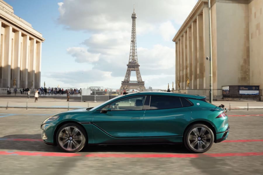 El Denza Z9GT, en el Salón del Automóvil de París.