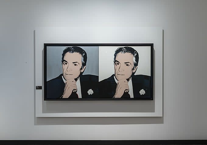 El galerista Fernando Vijande, retratado por Warhol.