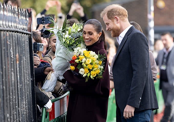 Harry y Meghan, en Nottingham.