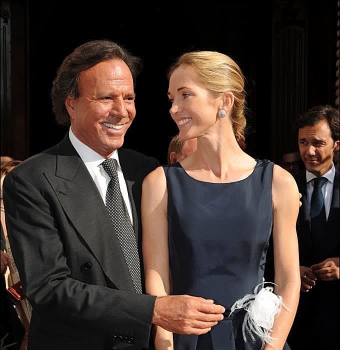 Julio Iglesias y Miranda Rijnsburger, en una imagen de 2008.