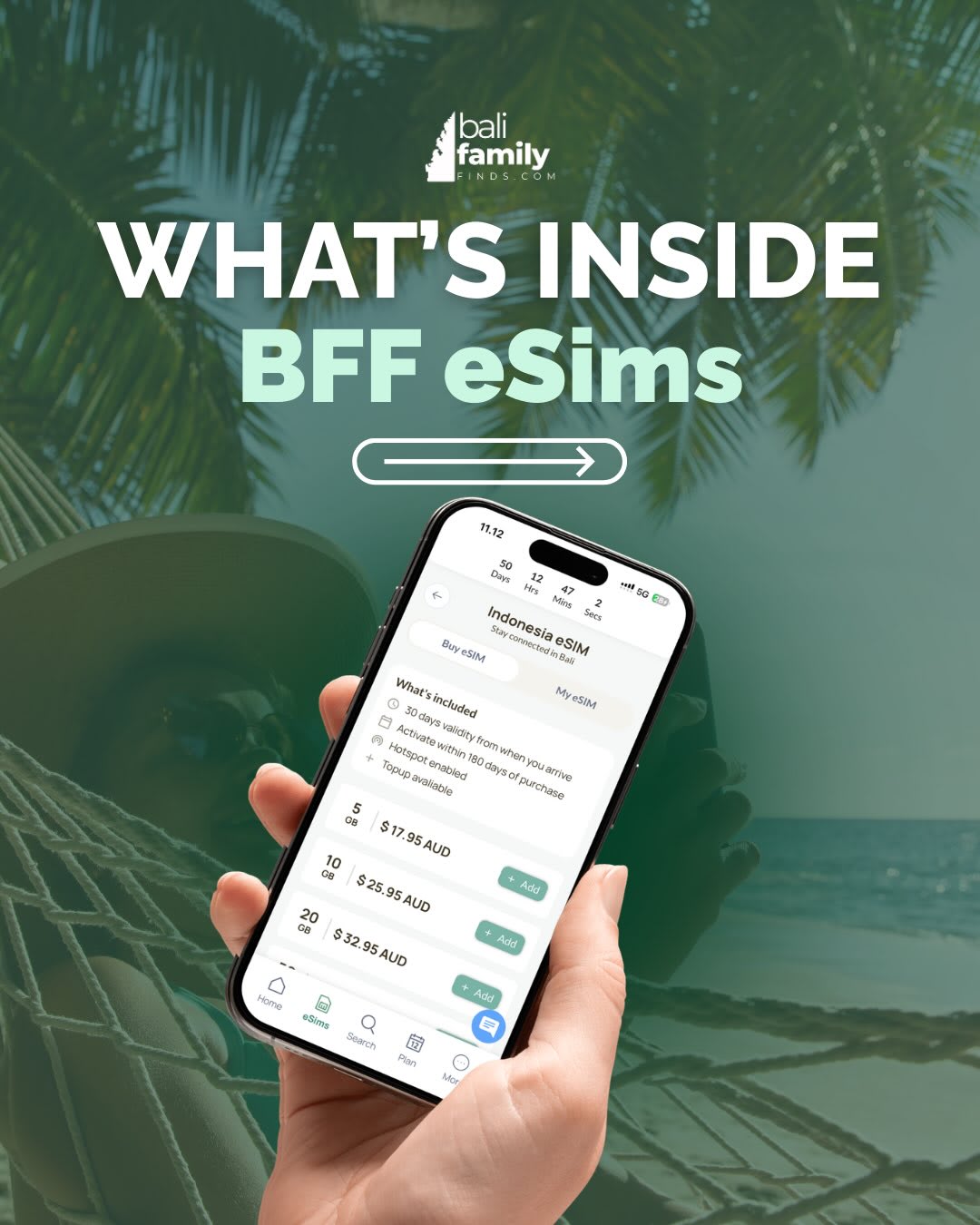 Stay Connected in Bali with BFF eSIMs — image 1