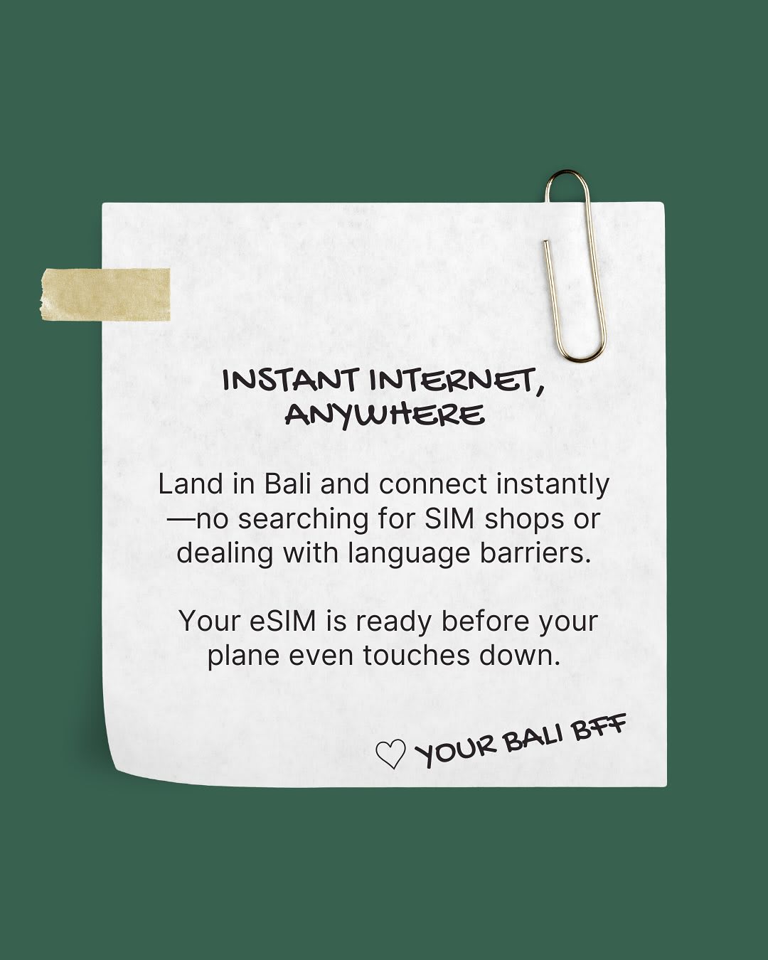 Stay Connected in Bali with BFF eSIM — image 2