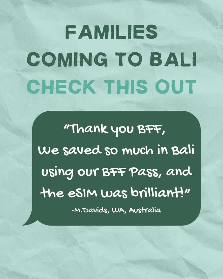 Discover Savings with the BFF Pass for Bali Family Travel — image 1