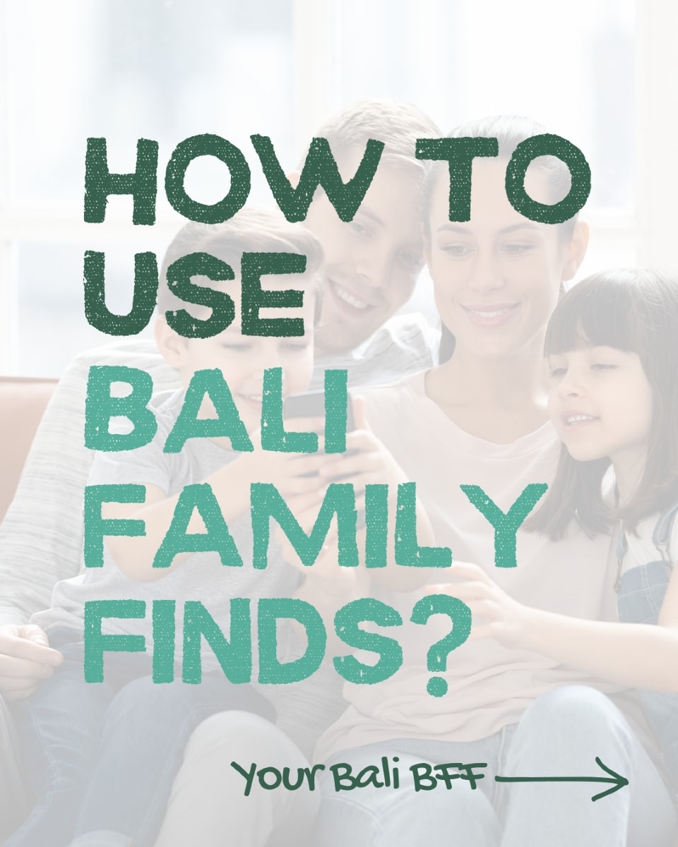 Discover Family-Friendly Bali with Bali Family Finds App — image 1