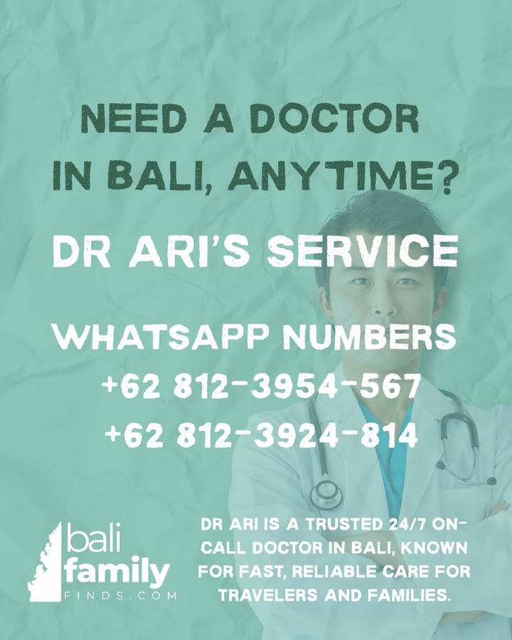 24/7 Medical Assistance in Bali with Dr Ari — image 1