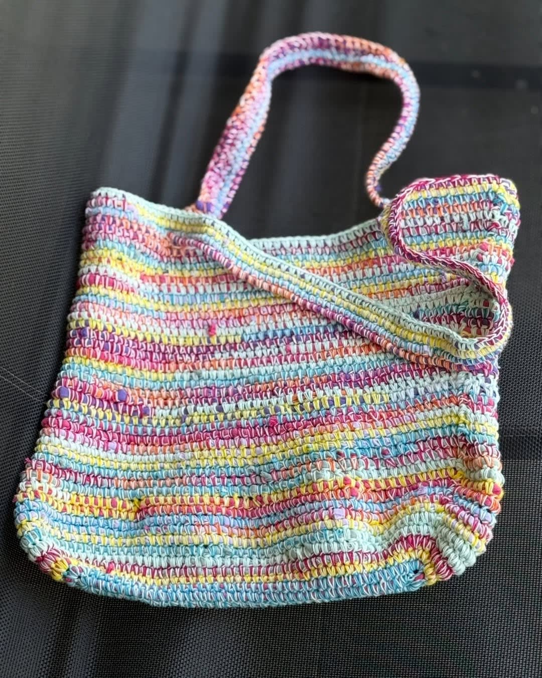 A quick little afternoon project for a friend 🤍✨

This bag started as a "use up the leftovers" proj image 2
